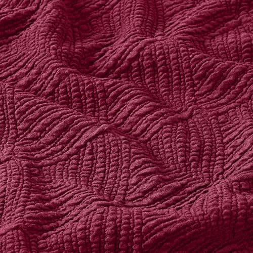 Timeless Extra Wide Gray Recliner Loveseat Cover — Burgundy
