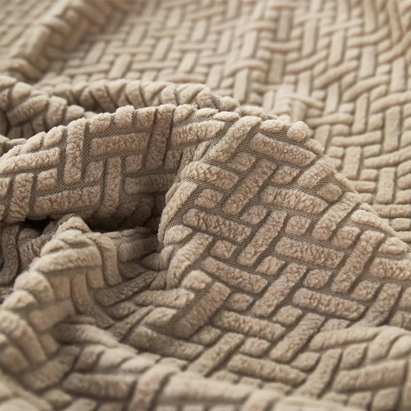 2024 New Stretch Slipcovers for Large Double Seat Sofa (Light Gray) — Texture Light Coffee
