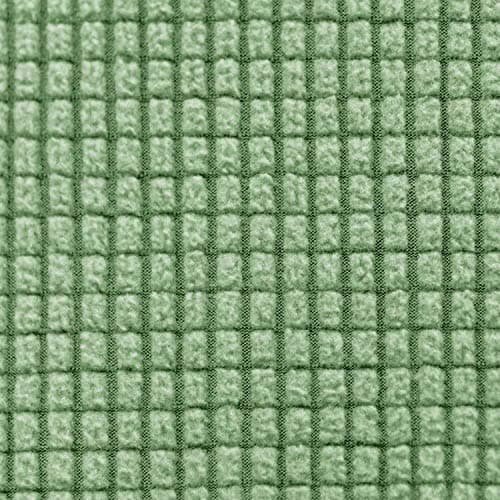 CHUN YI 7 Piece Stretch Couch Cover, 3 Seater with Elastic Backrests and Cushions(Large, Brick) — Light Green