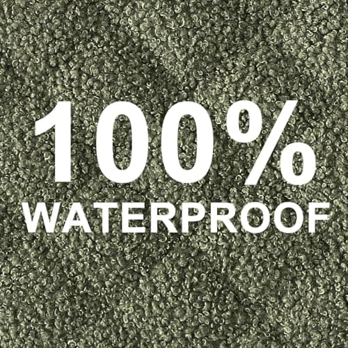 Turquoize Waterproof Dog Loveseat Cover with Side Pocket (Natural White) — Teatree Green