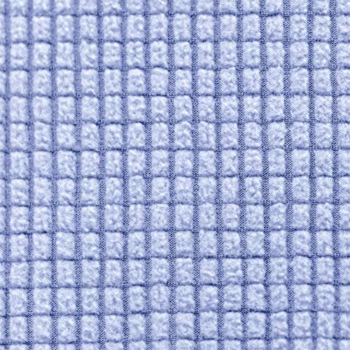 CHUN YI 3 Seater Couch Slipcover, Large Grey Checks — Blue Purple