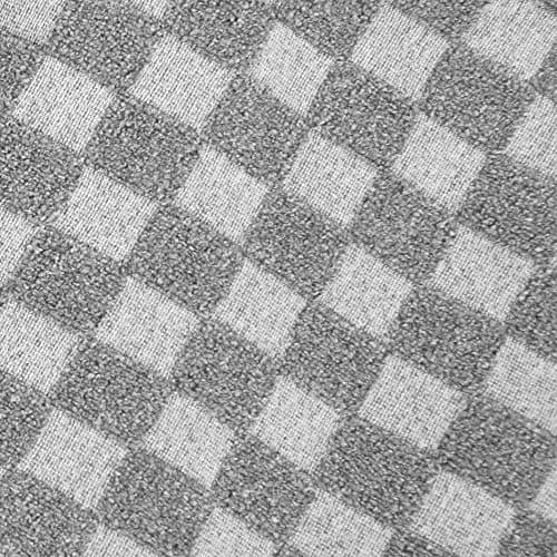 YEMYHOM High Stretch Jacquard Couch Cover, Pet-Proof Light Gray Slipcover for 3-Cushion Sofa — Light Gray Checkered