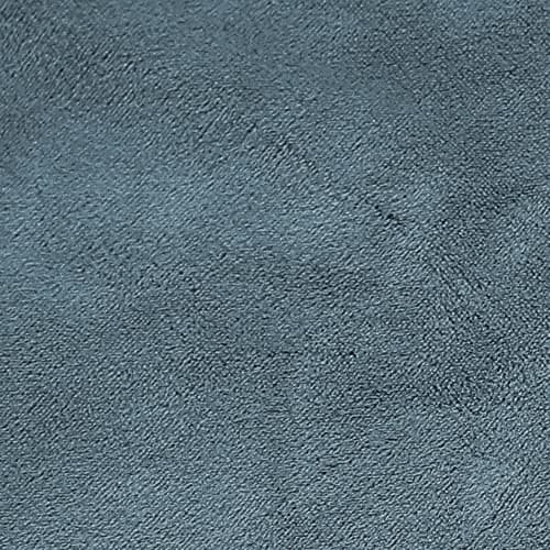 H.VERSAILTEX Velvet Recliner Chair Cover, Thick Soft and Anti-Slip (Grey) — Stone Blue