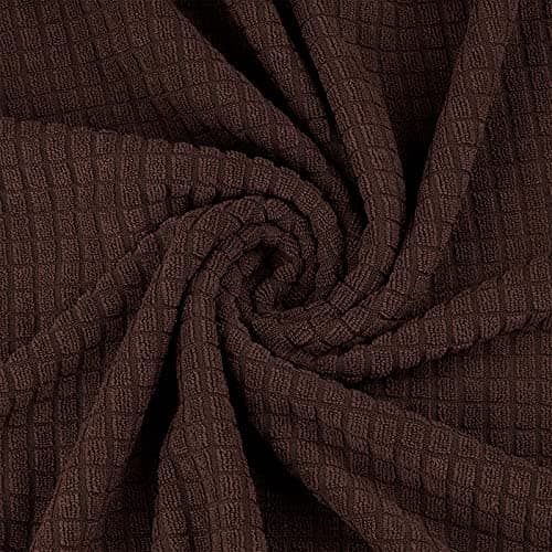Asnomy Black Pet Protector Couch Covers for 2 Cushion Loveseat — Chocolate
