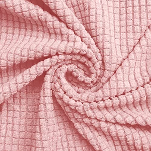 Oversized Sofa Slipcovers for 3 Cushion Couch with Elastic Bottom, Suitable for Kids and Pets (X-Large, Black) — Pink