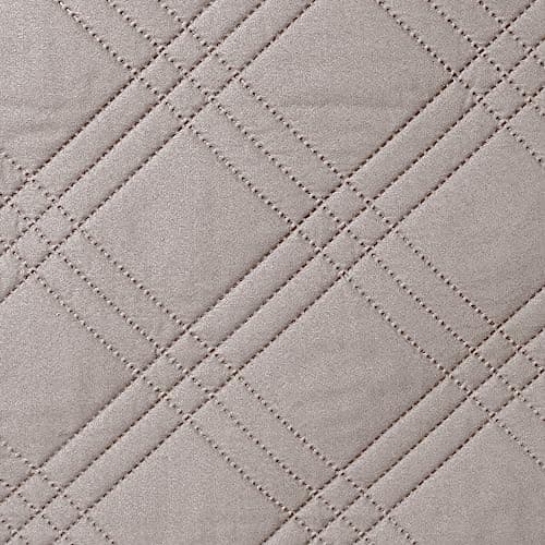 TAOCOCO 100% Waterproof Reversible Sofa Cover for Loveseat and U-Shaped Couches Light Gray — Cream