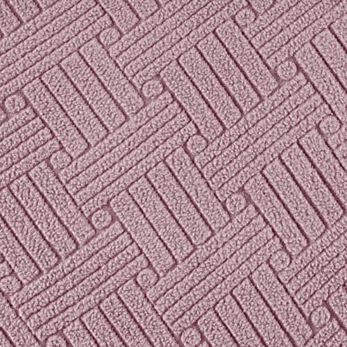 KinCam Stretch Recliner Cover, Dark Gray Stripe, 2 Seater — Pink
