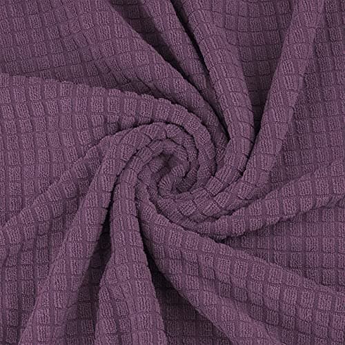 Asnomy Black Pet Protector Couch Covers for 2 Cushion Loveseat — Gray Purple