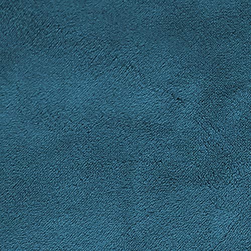 H.VERSAILTEX Velvet Recliner Chair Cover, Thick Soft and Anti-Slip (Grey) — Peacock Blue