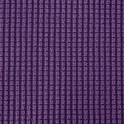 CHUN YI 7 Piece Stretch Couch Cover, 3 Seater with Elastic Backrests and Cushions(Large, Brick) — Violet