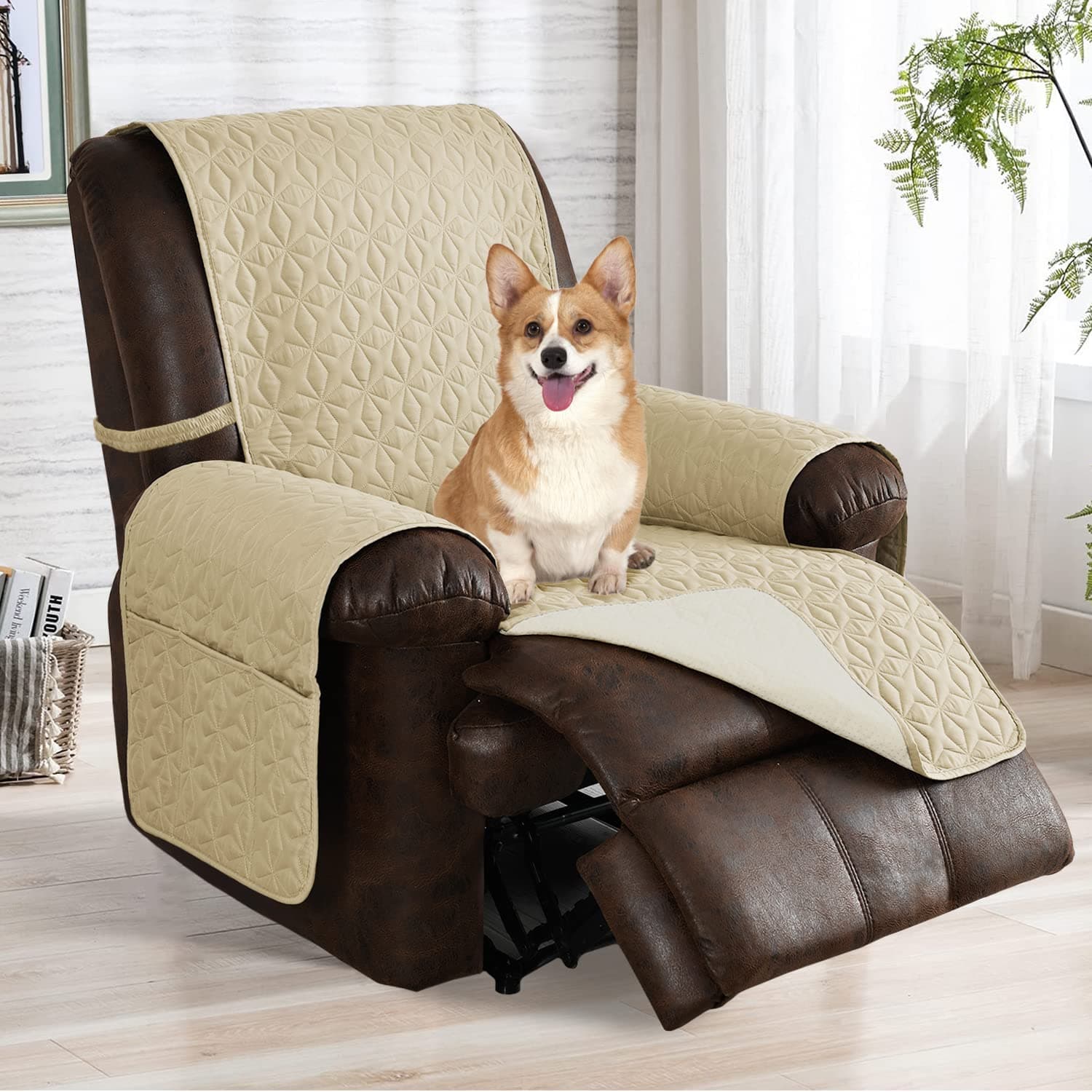 Waterproof Recliner Chair Covers for Pets and Dogs