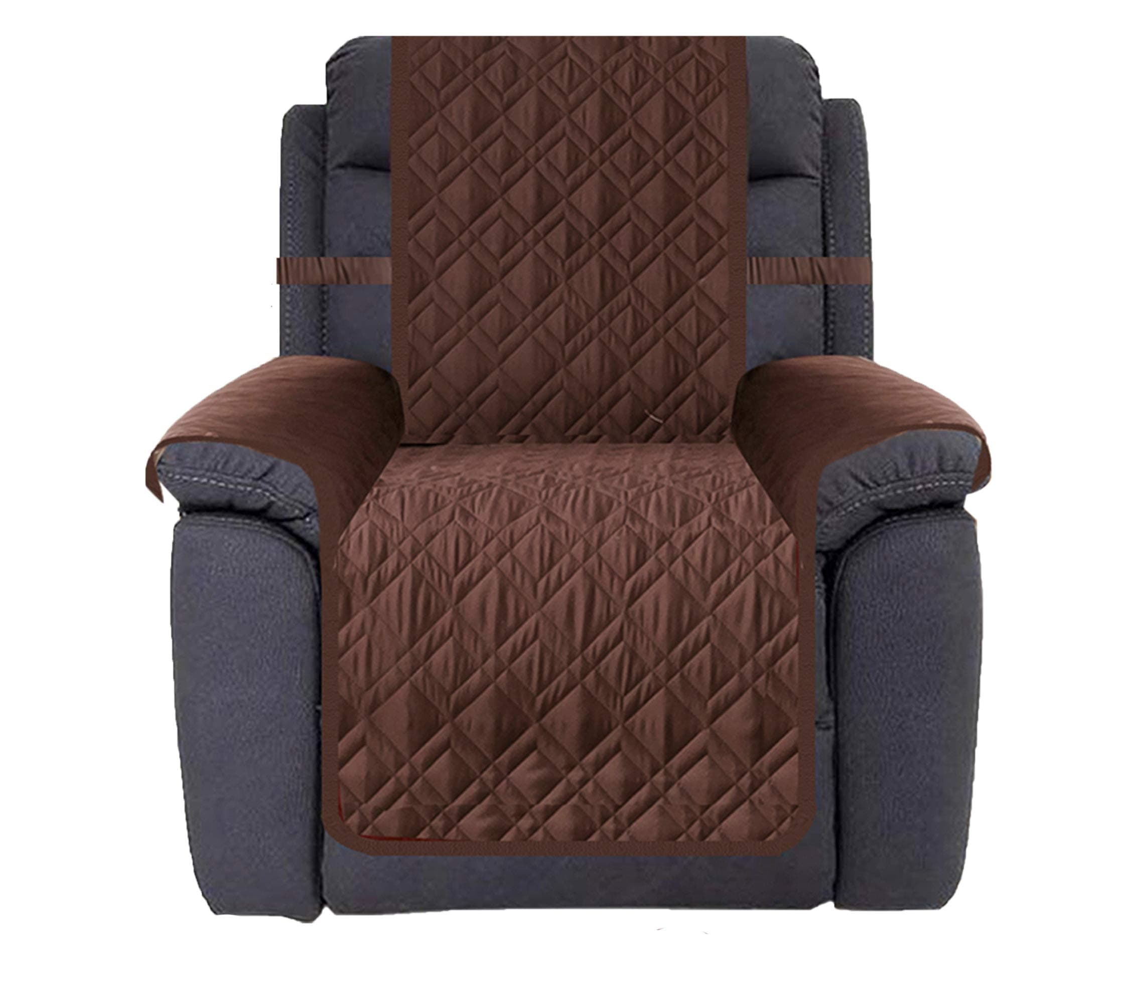 Ameritex Waterproof Nonslip Recliner Cover, 23", Chocolate