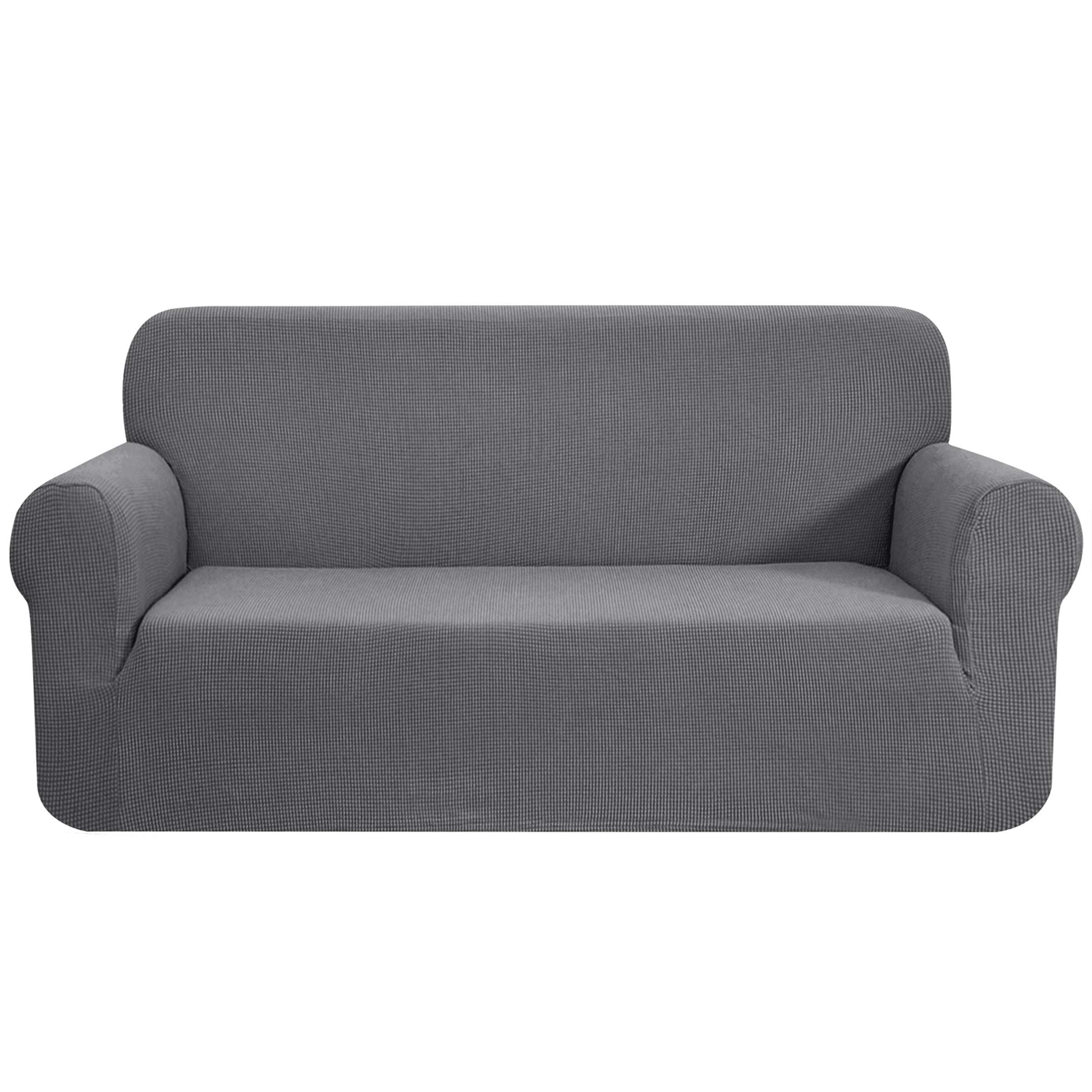 Stretch Sofa Slipcover for 3 Seater Settee, Light Gray