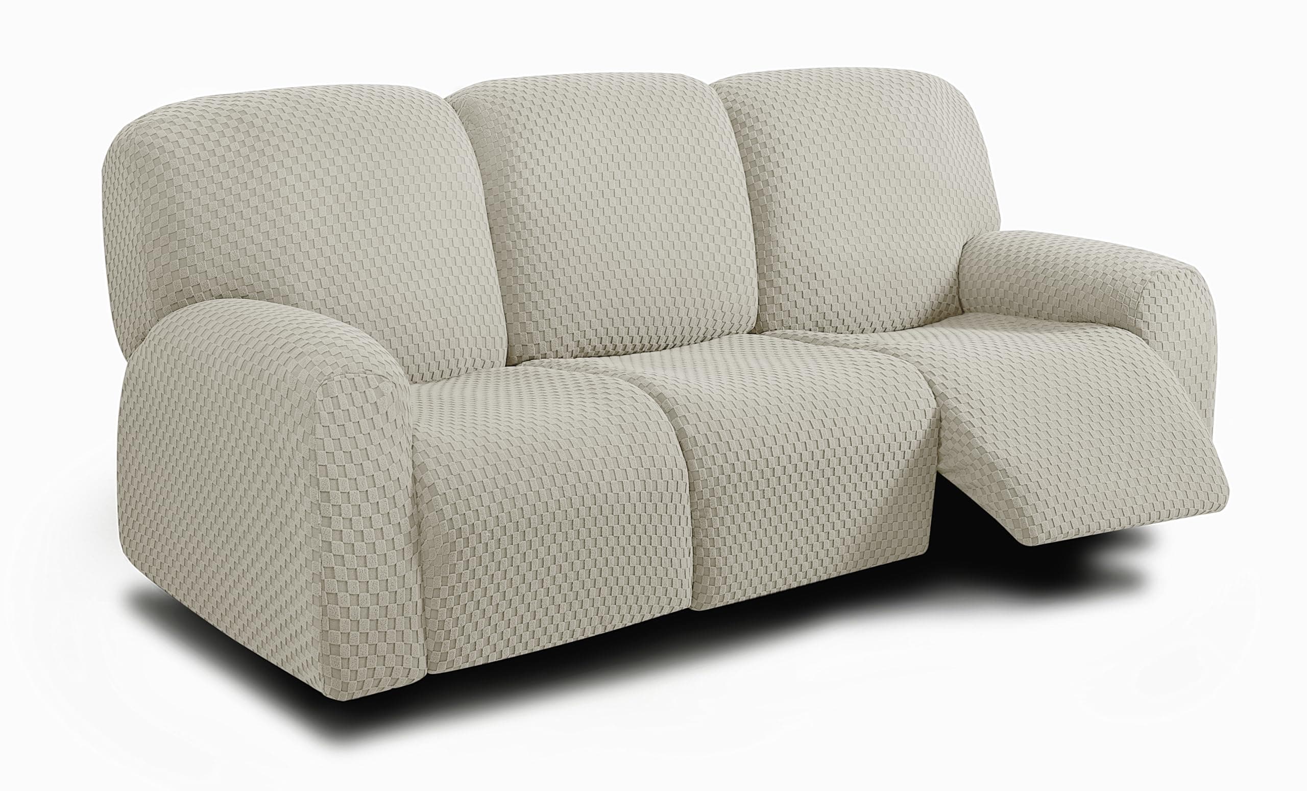 ULTICOR Ivory 3 Seater Recliner Sofa Cover